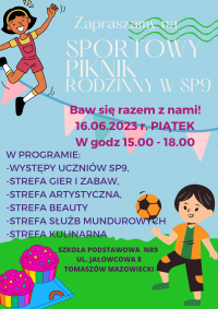 Rodzinny Piknik Sportowy w „Dziewiątce”